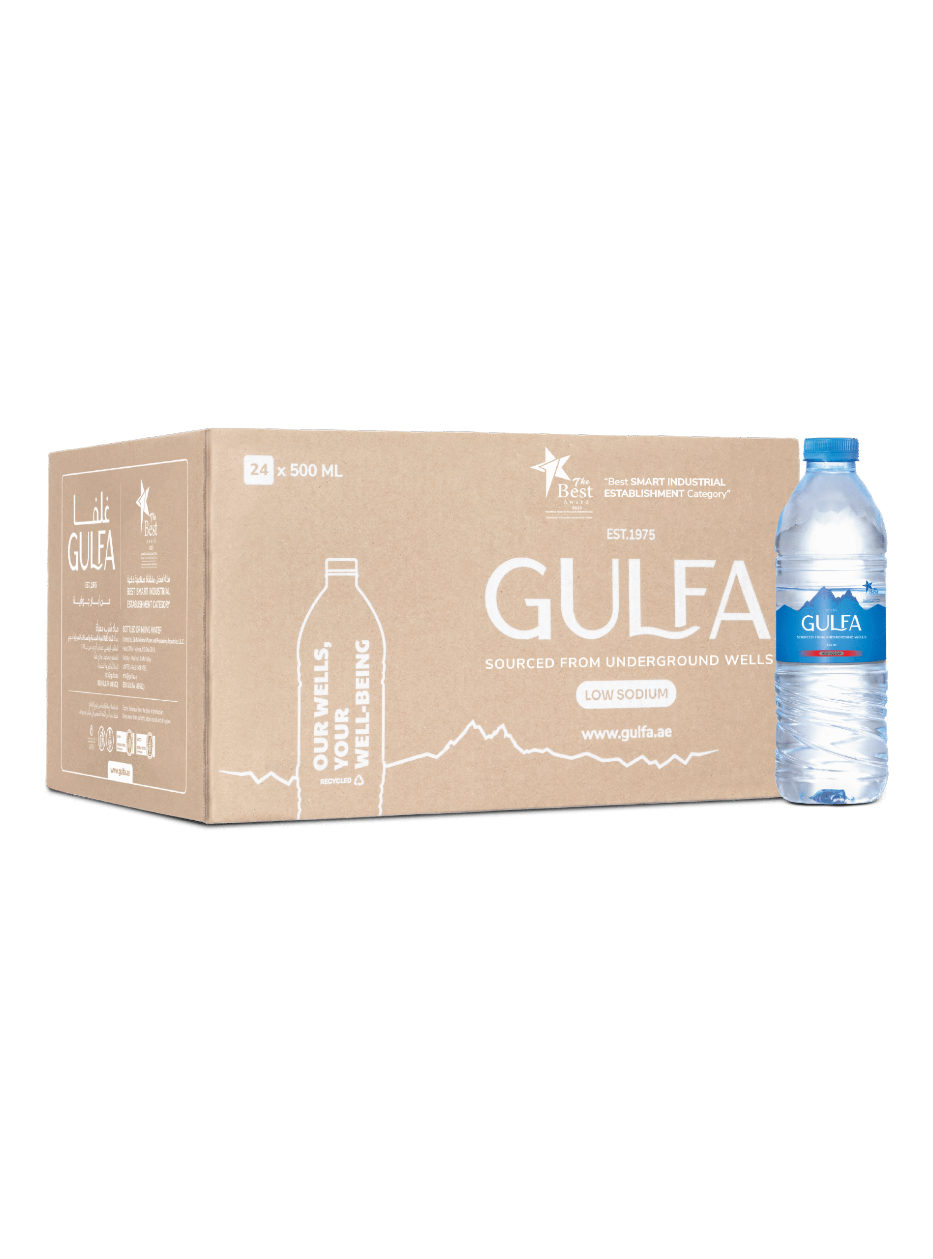 B07NYYYQ57.MAIN_.png Gulfa 0.5L x 24 Bottled Drinking Water - Image 1